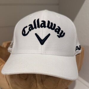 Callaway White and Black Golf Hat- unisex